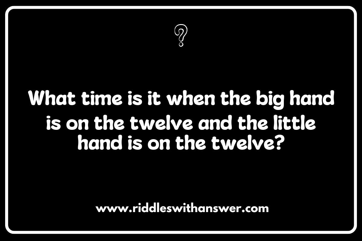 A Collection of Unique Midnight and Noon Riddles to Enjoy and Share A Collection of Unique Midnight and Noon Riddles to Enjoy and Share