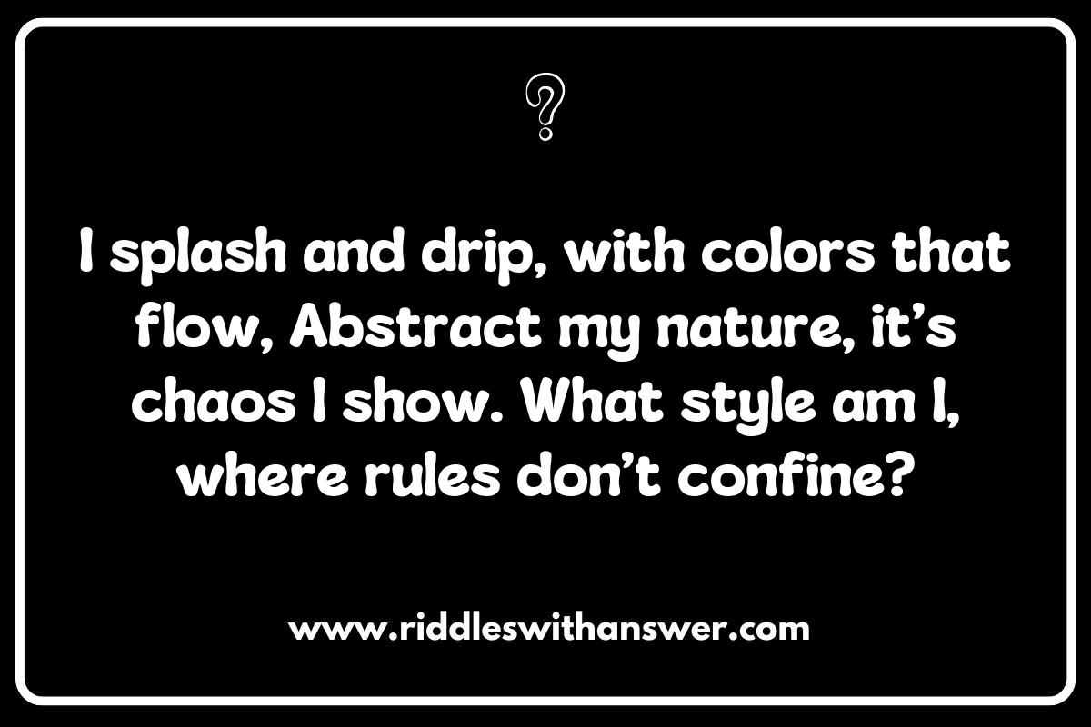 Art Techniques: Engaging Riddles About Painting Styles Art Techniques: Engaging Riddles About Painting Styles