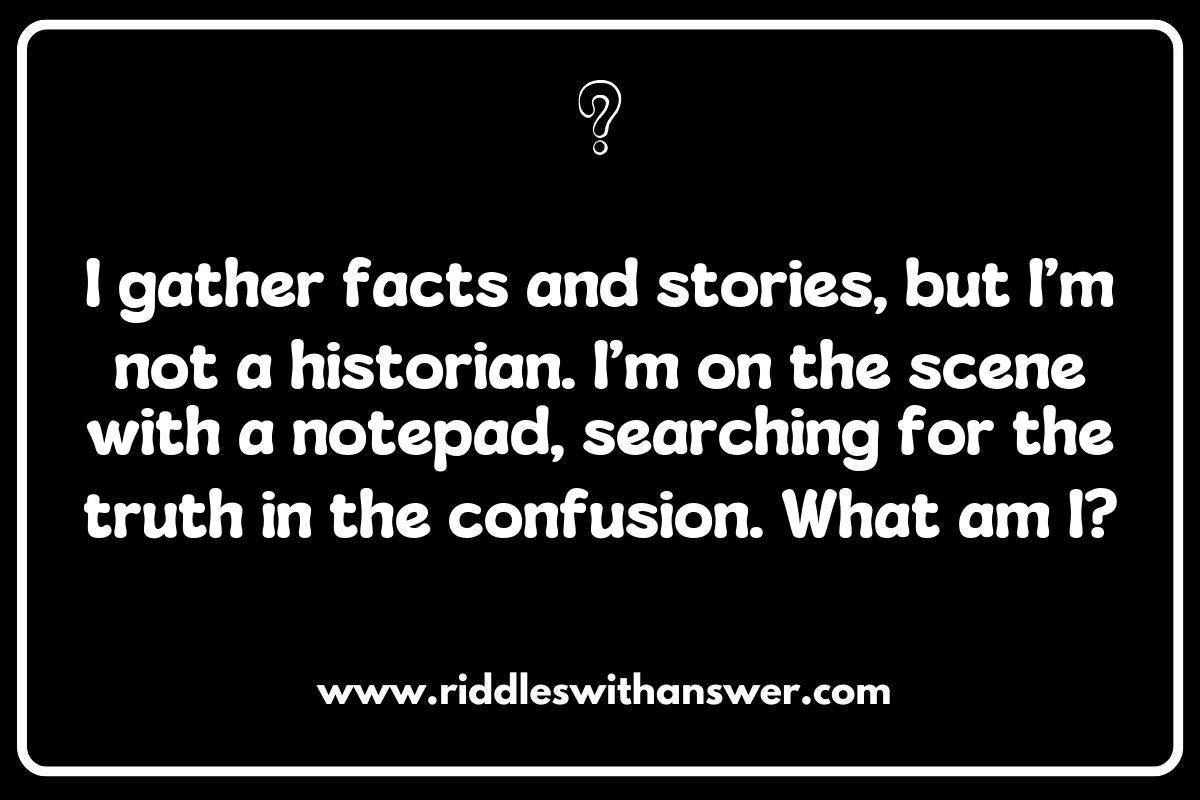 Breaking News: Riddles Inspired by Recent Events Breaking News: Riddles Inspired by Recent Events