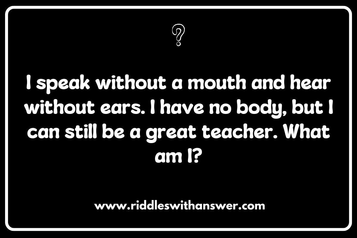 Challenging Teacher and Educator Riddles for Advanced Students Challenging Teacher and Educator Riddles for Advanced Students