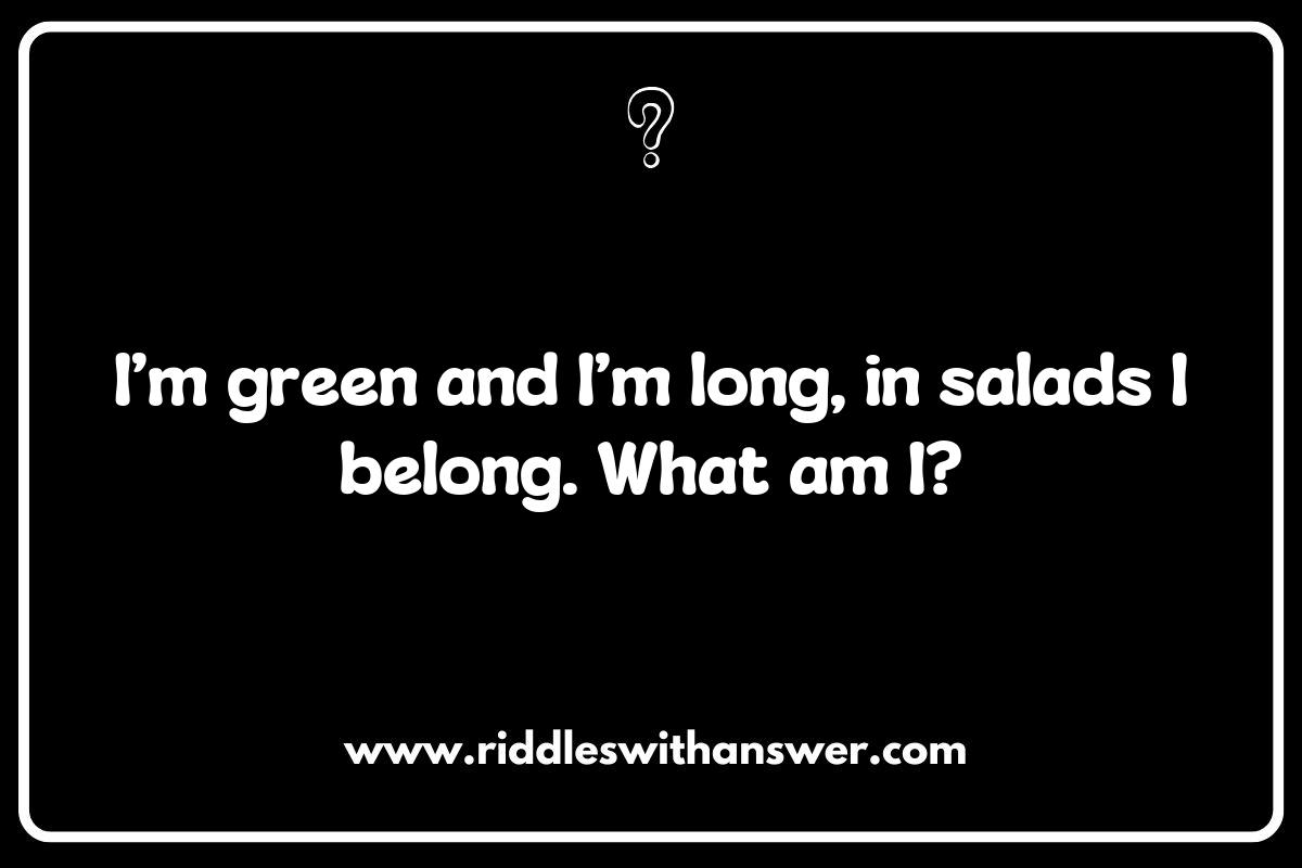 Challenging Your Mind: Clever Vegetable Riddles with Answers Challenging Your Mind: Clever Vegetable Riddles with Answers