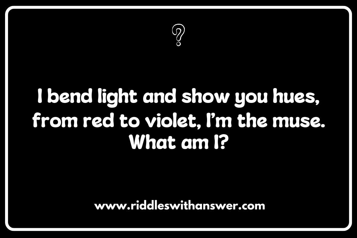 Challenging Your Mind with Color Spectrum and Prism Riddles Challenging Your Mind with Color Spectrum and Prism Riddles