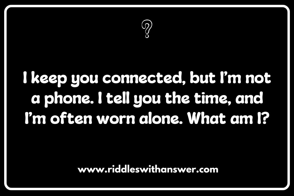 Connectivity Conundrums: Riddles About Smartwatches and Their Apps Connectivity Conundrums: Riddles About Smartwatches and Their Apps
