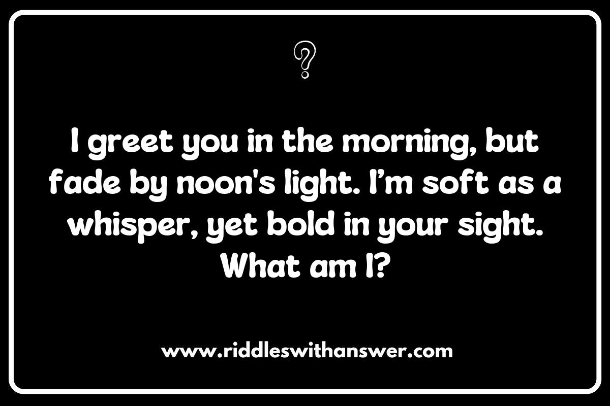 Crafting Your Own Morning and Evening Riddles: Tips and Tricks Crafting Your Own Morning and Evening Riddles: Tips and Tricks