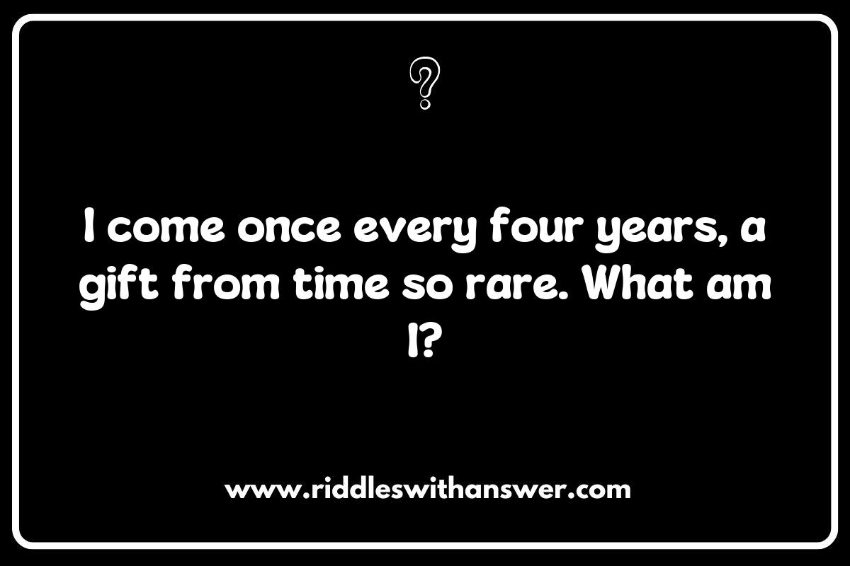 Creative Leap Year Riddles for Parties and Gatherings Creative Leap Year Riddles for Parties and Gatherings