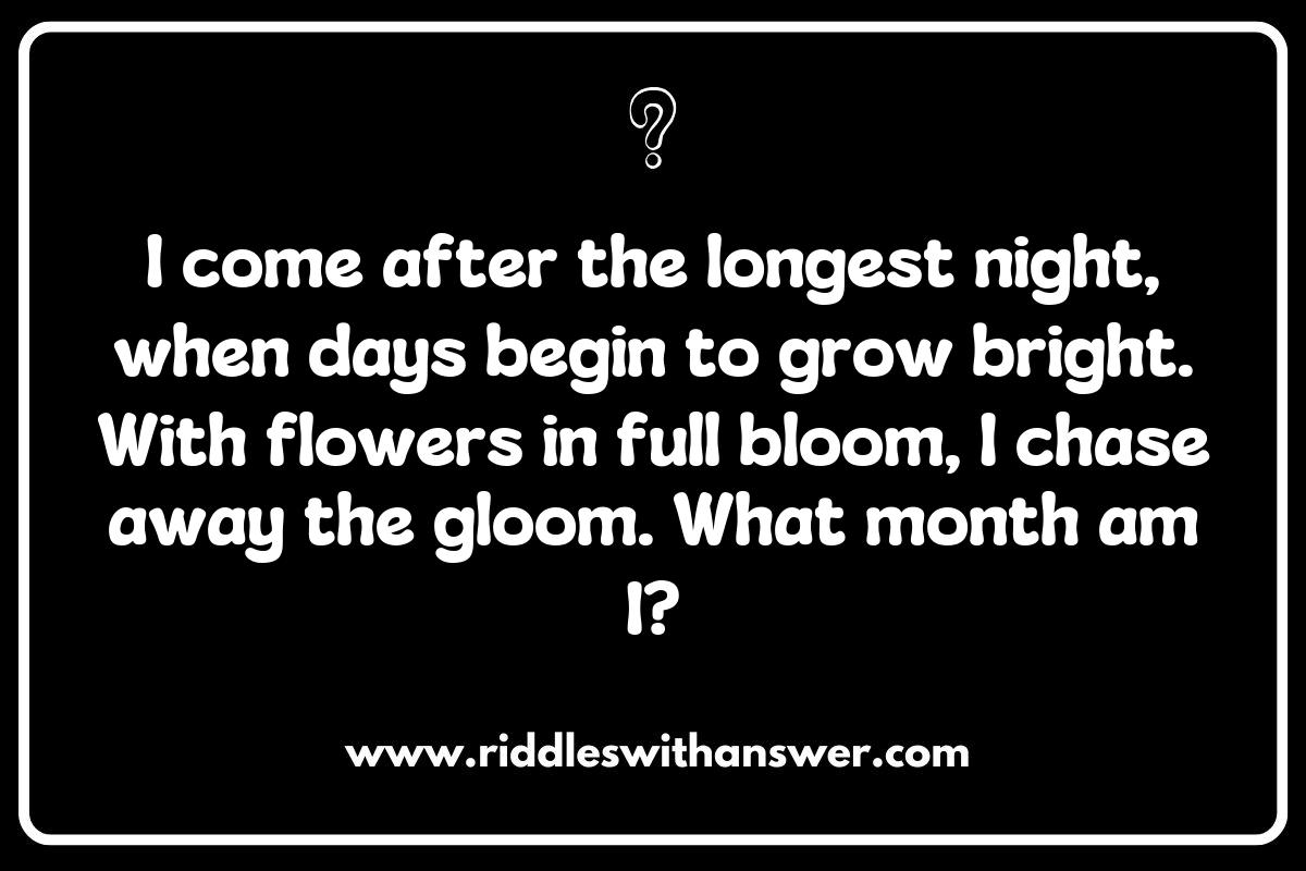 Creative Riddles about Months of the Year for Celebrations Creative Riddles about Months of the Year for Celebrations