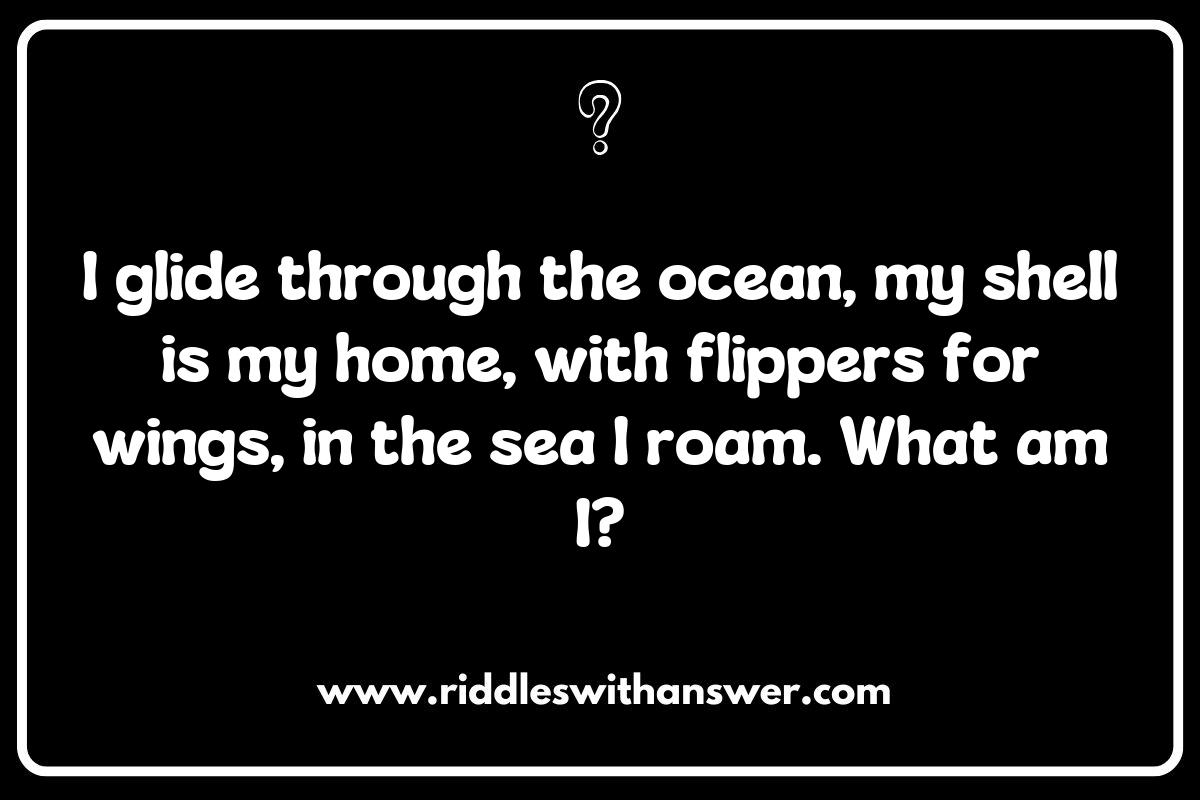 Creative Sea Turtle Riddles for Marine Biology Enthusiasts Creative Sea Turtle Riddles for Marine Biology Enthusiasts
