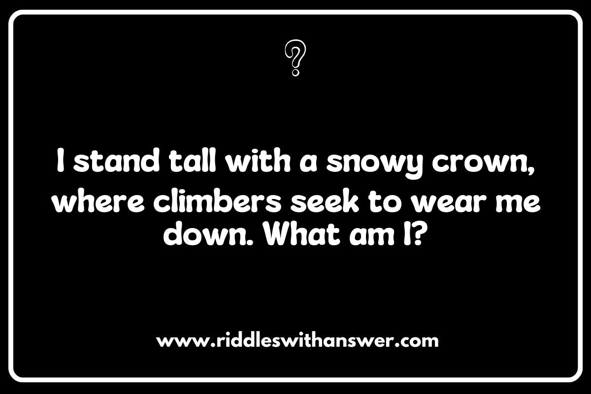 Cultural Connections: Mountain Riddles from Around the World Cultural Connections: Mountain Riddles from Around the World
