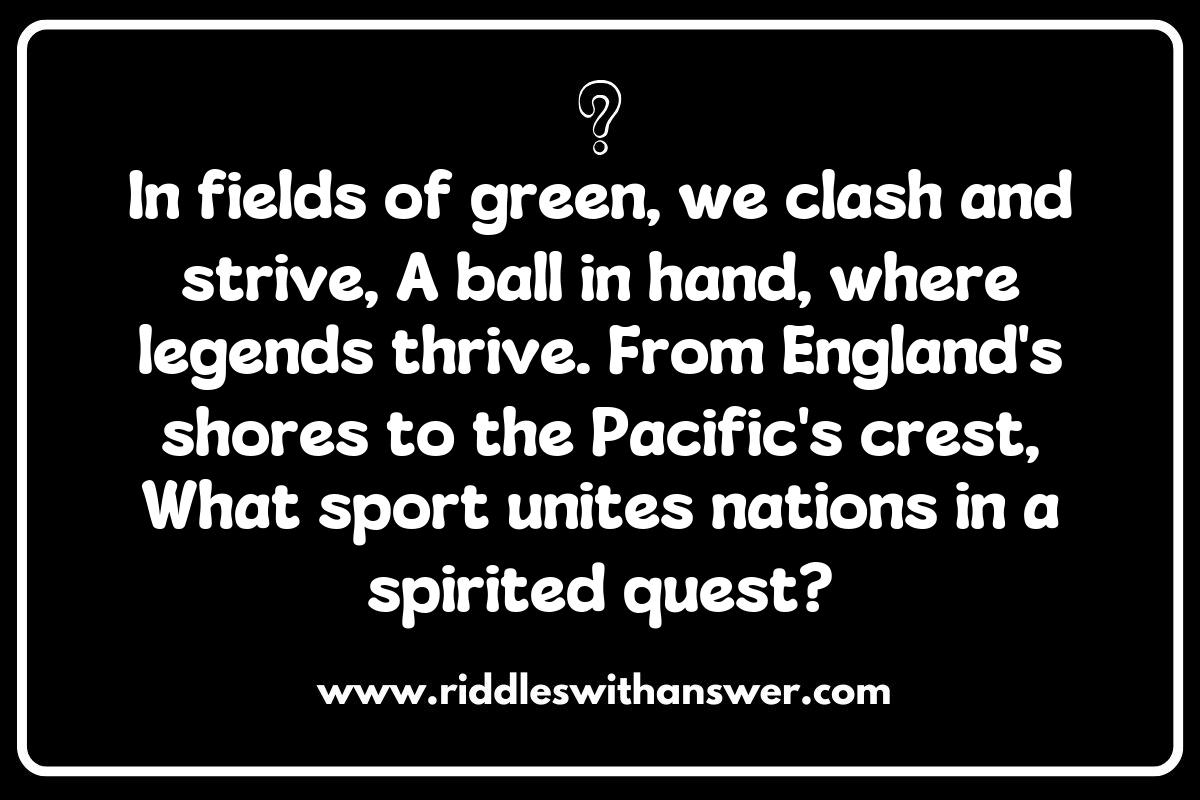 Cultural Impact of Rugby: Riddles Exploring the Global Influence of the Sport Cultural Impact of Rugby: Riddles Exploring the Global Influence of the Sport
