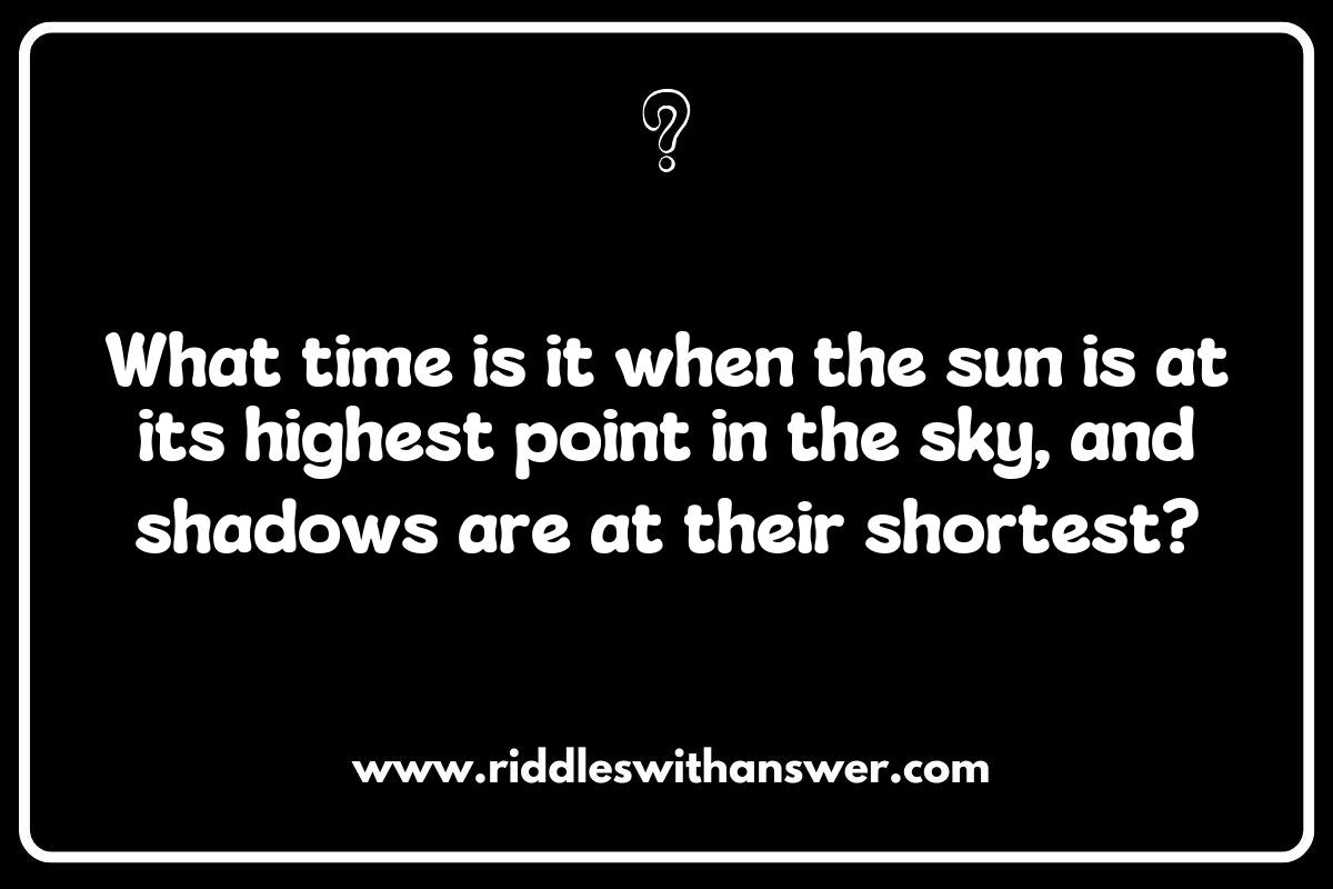 Cultural Perspectives: Midnight and Noon Riddles Around the World Cultural Perspectives: Midnight and Noon Riddles Around the World