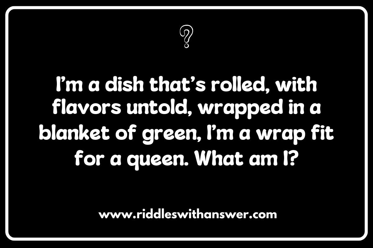 Cultural Significance Behind Riddles Involving Traditional Meals Cultural Significance Behind Riddles Involving Traditional Meals
