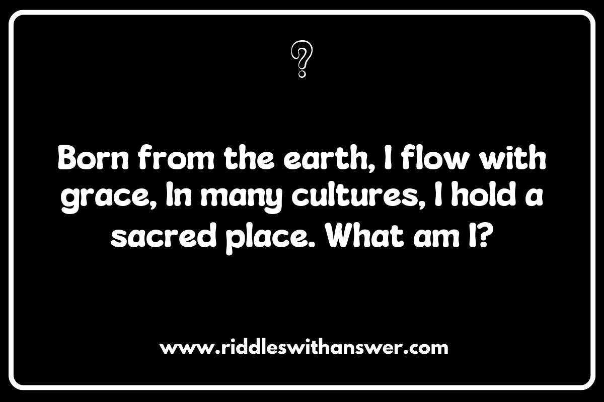 Cultural Significance of Natural Resources Riddles Across the Globe Cultural Significance of Natural Resources Riddles Across the Globe