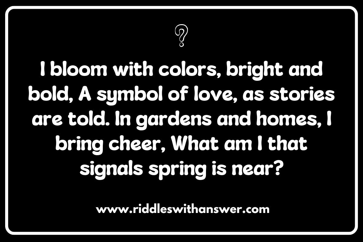 Cultural Spring-Themed Riddles: Celebrating Festivals and Traditions Worldwide Cultural Spring-Themed Riddles: Celebrating Festivals and Traditions Worldwide