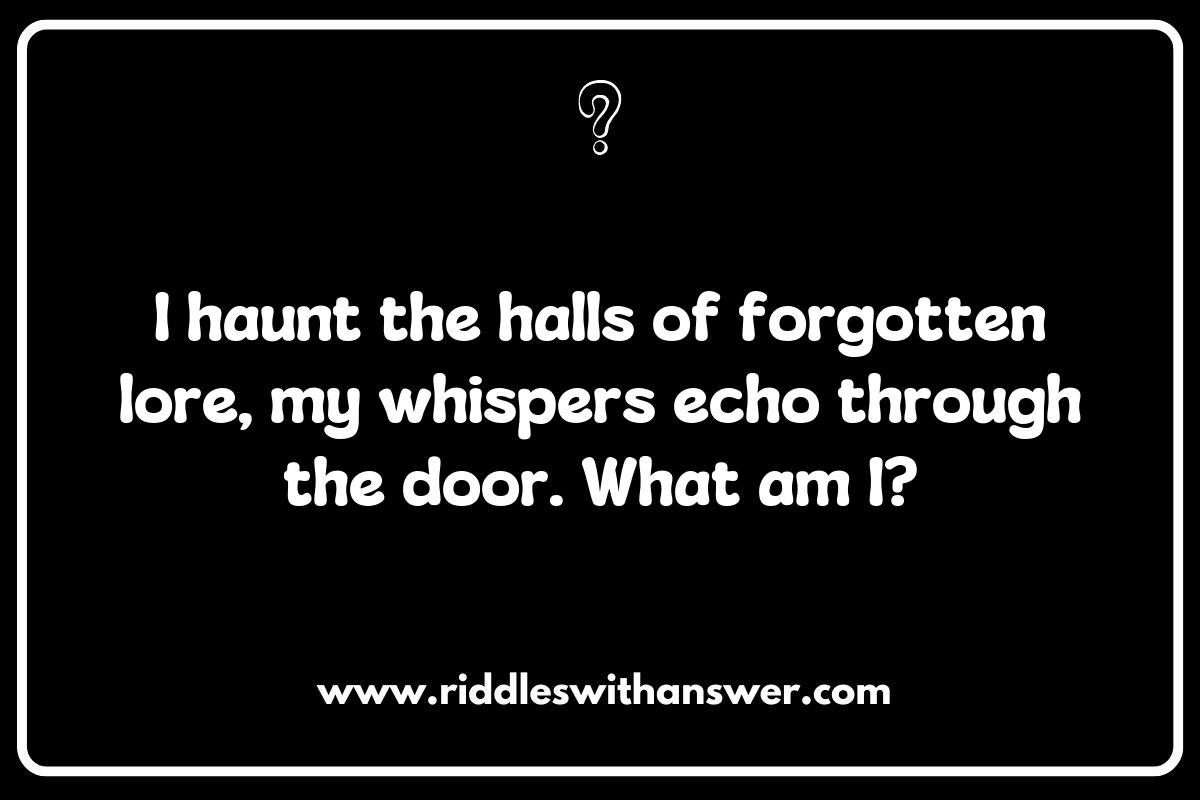Decoding the Meaning Behind Popular Ghost Riddles Decoding the Meaning Behind Popular Ghost Riddles
