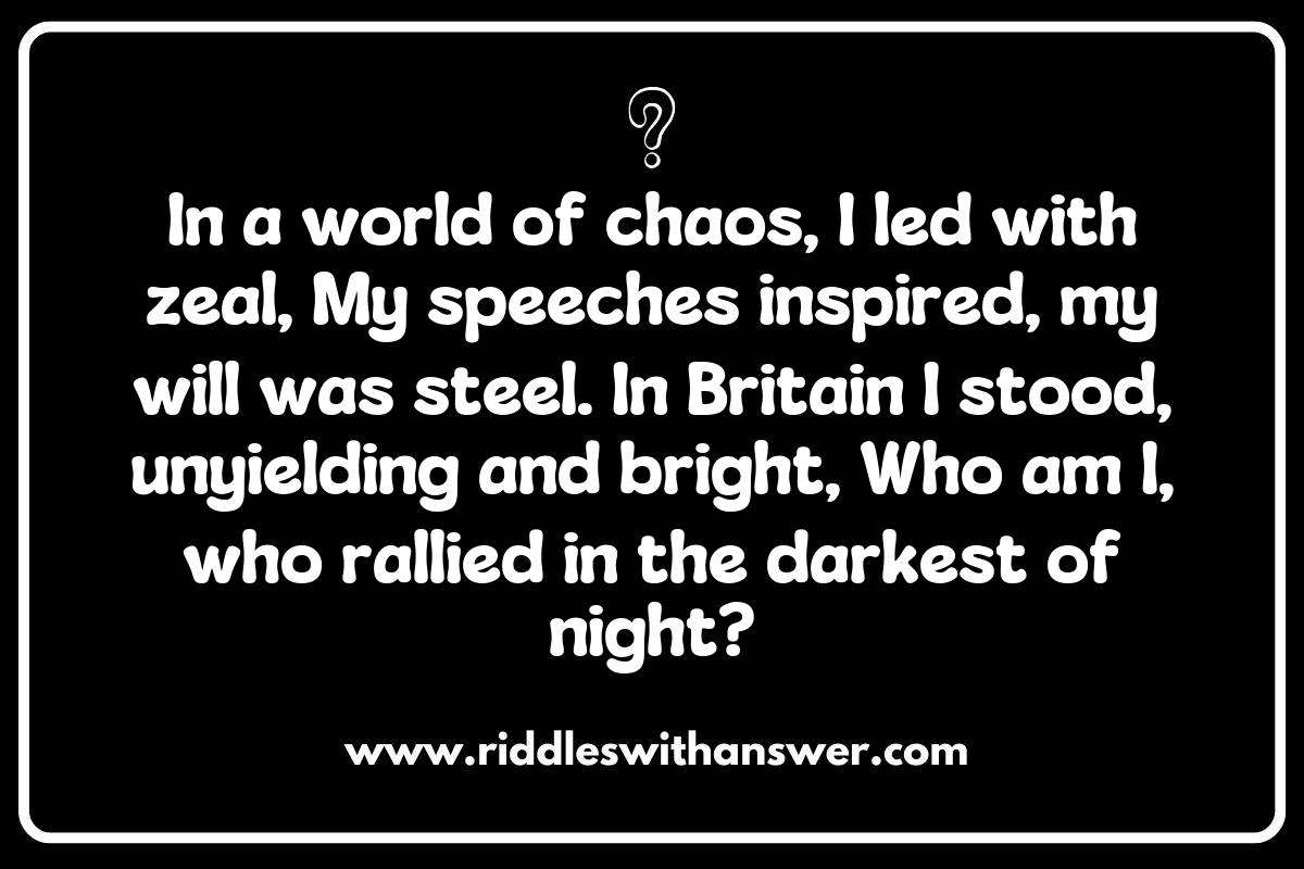 Decoding the Personal Lives of World War II Figures Through Clever Riddles Decoding the Personal Lives of World War II Figures Through Clever Riddles