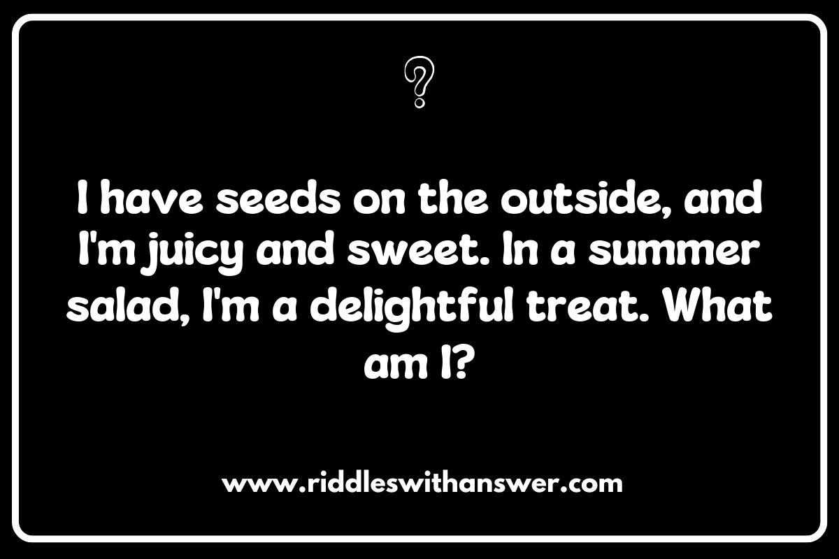 Easy Fruit and Vegetable Riddles: A Gateway to Healthy Eating Habits Easy Fruit and Vegetable Riddles: A Gateway to Healthy Eating Habits