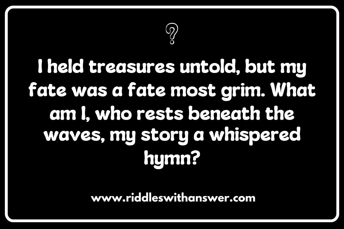 Echoes of the Past: Riddles about the Stories Behind Pirate Shipwrecks Echoes of the Past: Riddles about the Stories Behind Pirate Shipwrecks