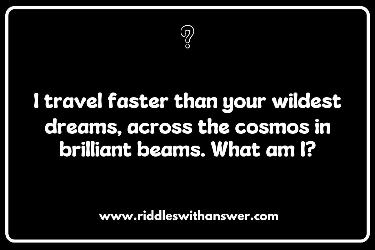 Exploring Cosmic Puzzles: Riddles on the Speed of Light Exploring Cosmic Puzzles: Riddles on the Speed of Light