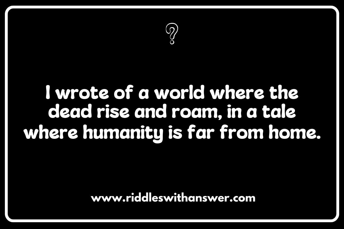 Exploring Genres Through Famous Authors Riddles Exploring Genres Through Famous Authors Riddles