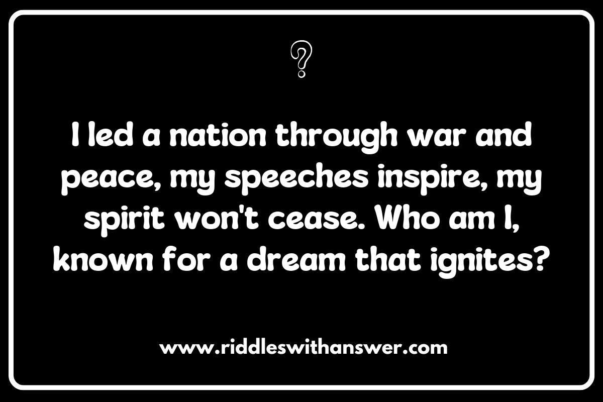 Exploring Political Wisdom: Riddles Inspired by World Leaders Exploring Political Wisdom: Riddles Inspired by World Leaders