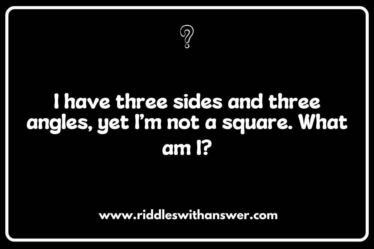 Exploring the Geometry of Triangle and Square Shape Riddles Exploring the Geometry of Triangle and Square Shape Riddles