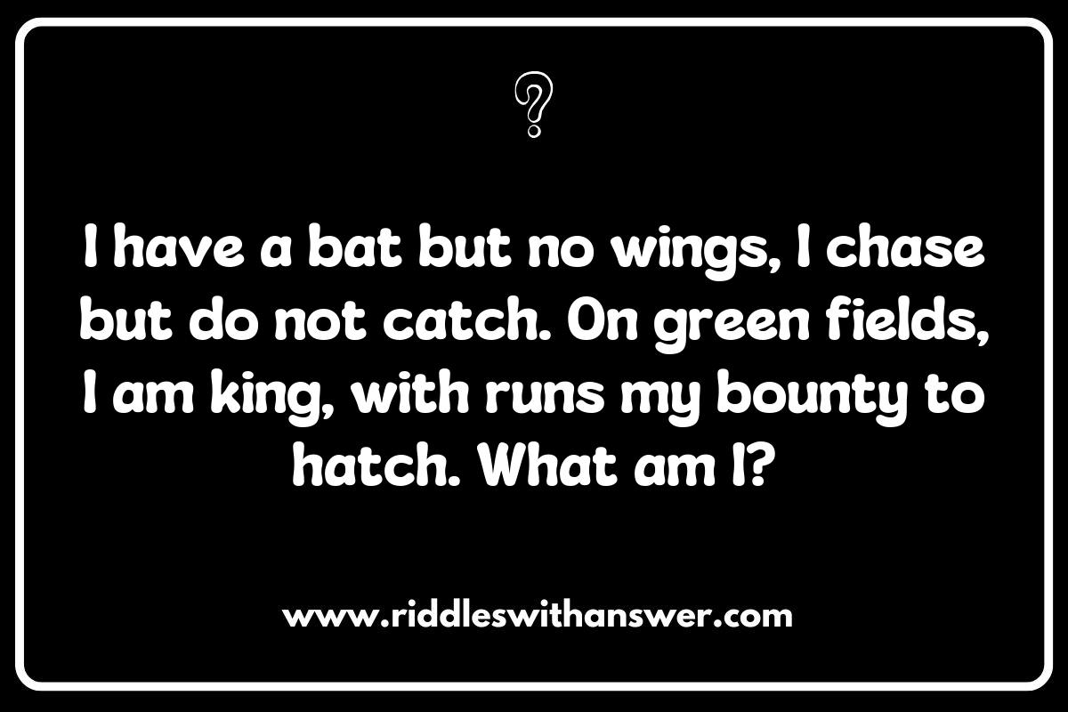 Exploring the History of Cricket Through Riddles Exploring the History of Cricket Through Riddles