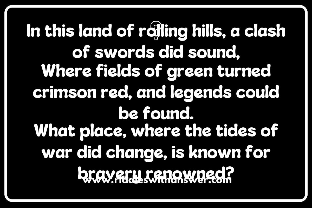 Famous Battle Sites Riddles: Uncovering Historical Secrets Through Puzzles Famous Battle Sites Riddles: Uncovering Historical Secrets Through Puzzles