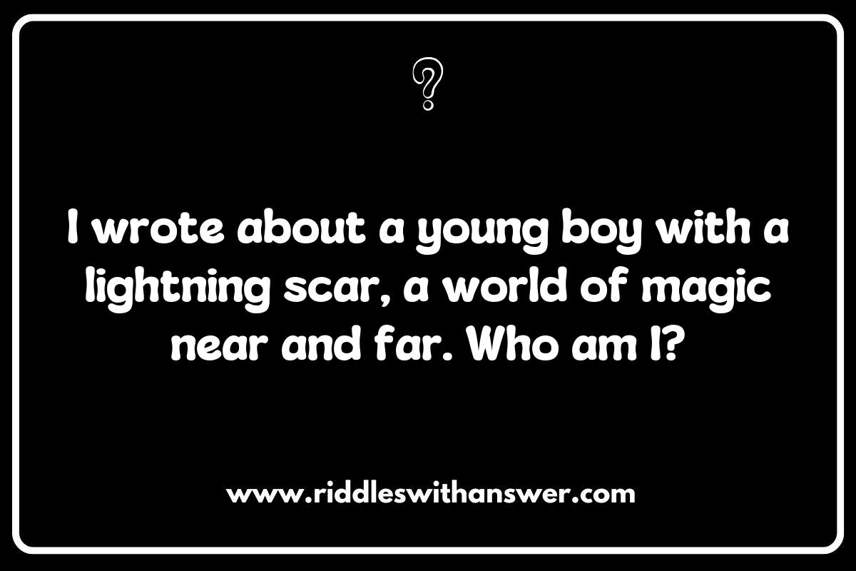 Famous Figures: Writer and Author Riddles Inspired by Literary Legends Famous Figures: Writer and Author Riddles Inspired by Literary Legends