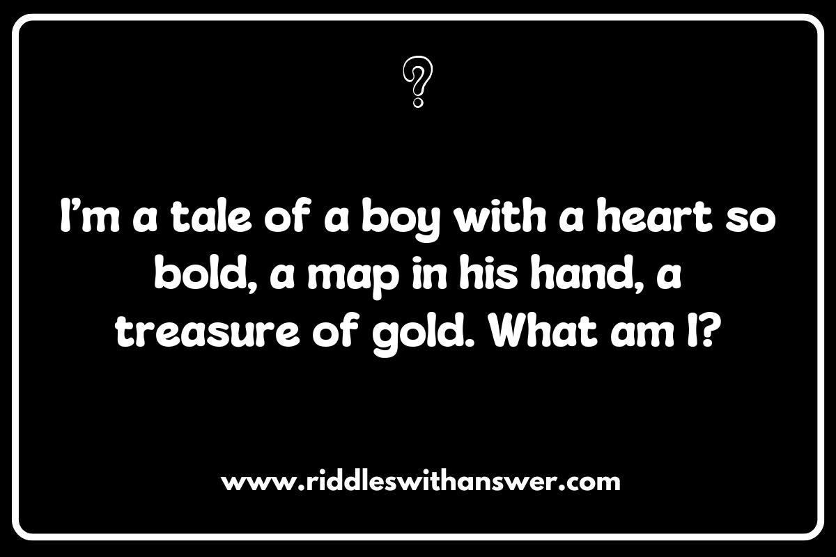 Famous Hidden Treasure Map Riddles from Literature and Folklore Famous Hidden Treasure Map Riddles from Literature and Folklore
