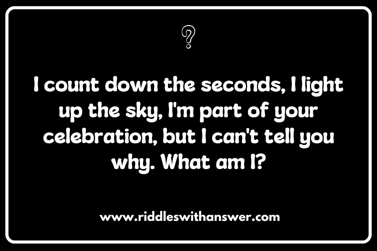 Fun New Year's Eve Riddles to Kick Off the New Year Fun New Year's Eve Riddles to Kick Off the New Year