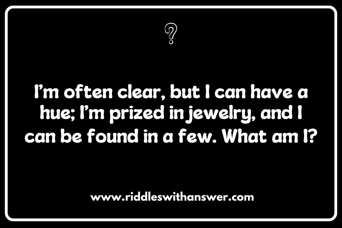 Gemstone or Mineral Riddles: Uncovering Nature's Hidden Treasures Gemstone or Mineral Riddles: Uncovering Nature's Hidden Treasures
