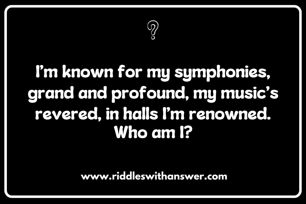 Genre-Specific Riddles: From Classical to Contemporary Musicians Genre-Specific Riddles: From Classical to Contemporary Musicians