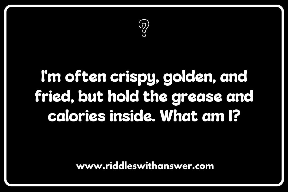 Health-Conscious Riddles About Fast Food Items: A Lighthearted Approach Health-Conscious Riddles About Fast Food Items: A Lighthearted Approach