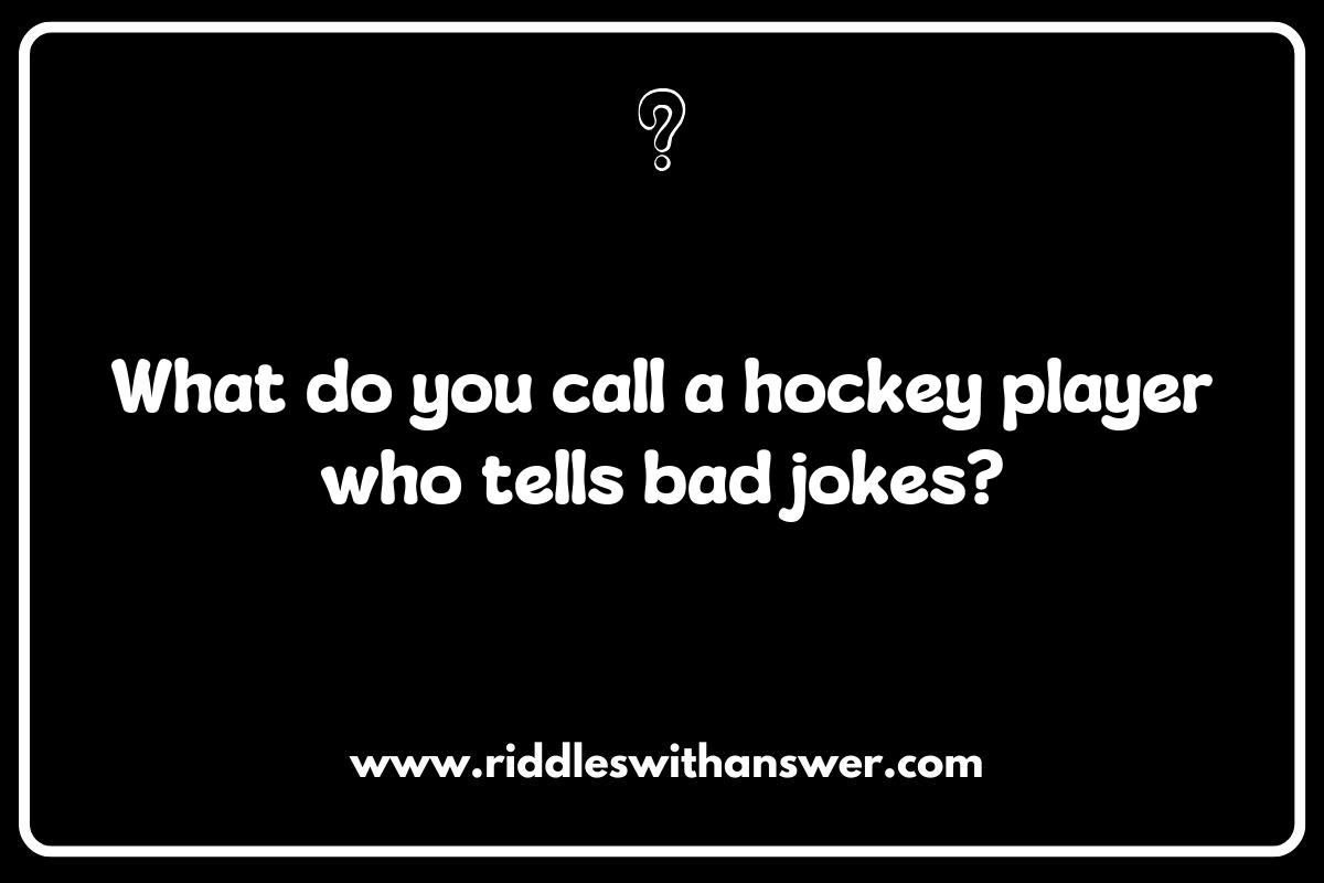 Hockey Riddles and Puns: A Lighthearted Take on the Sport Hockey Riddles and Puns: A Lighthearted Take on the Sport