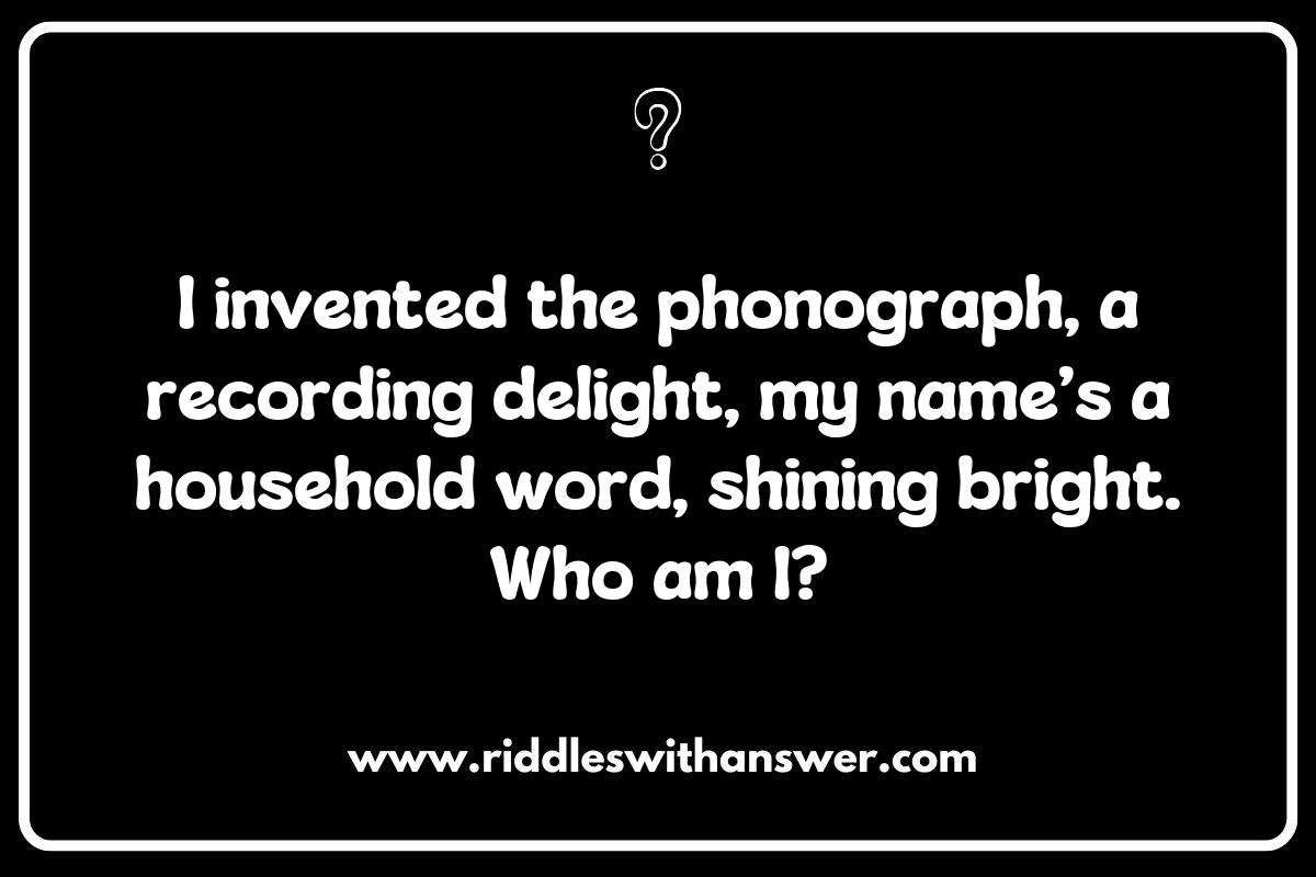 Inspiring Innovation: Famous Inventors Riddles that Spark Creativity Inspiring Innovation: Famous Inventors Riddles that Spark Creativity