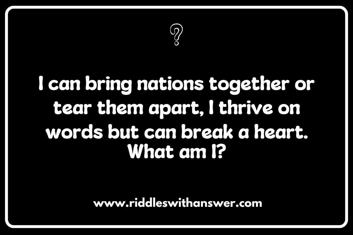 Modern Challenges: Riddles Reflecting the Dilemmas Facing World Leaders Modern Challenges: Riddles Reflecting the Dilemmas Facing World Leaders