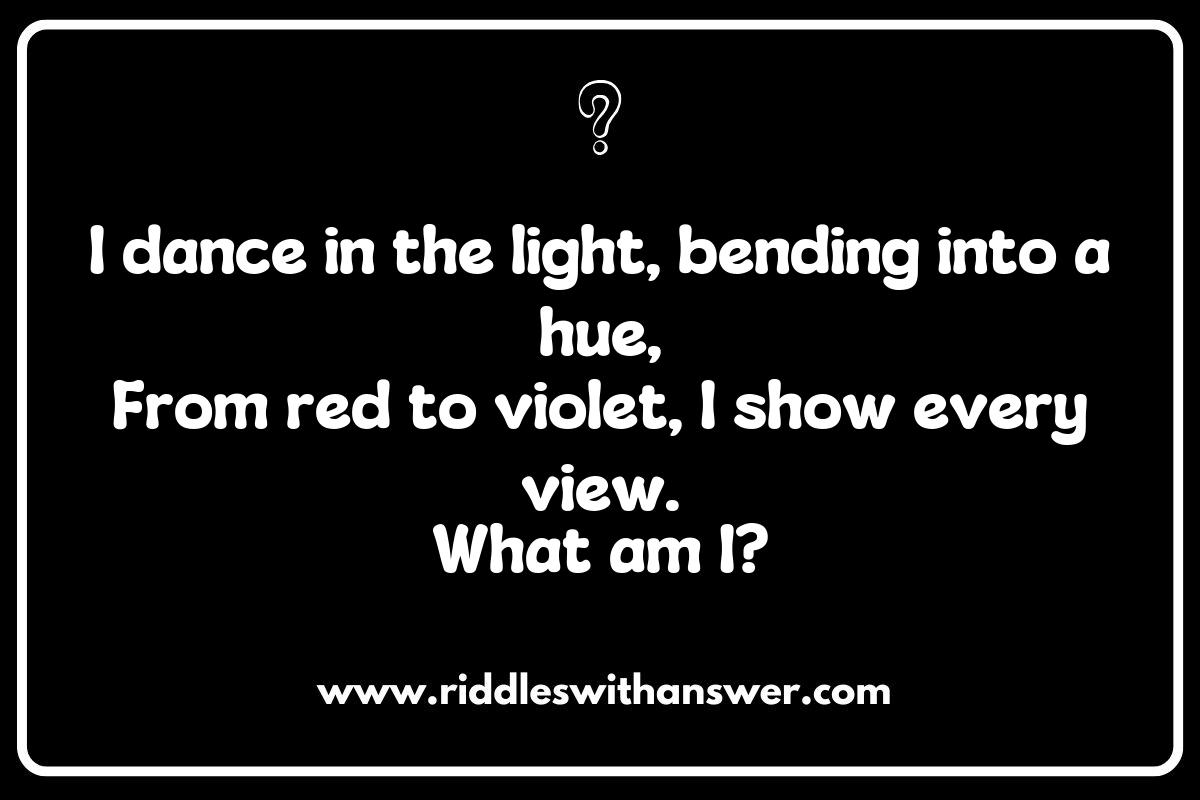 Mystical Riddles About the Color Spectrum and Its Meanings Mystical Riddles About the Color Spectrum and Its Meanings