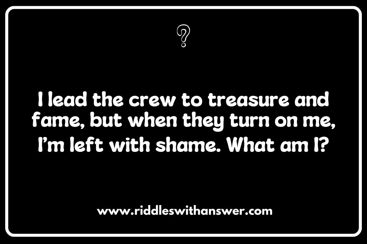 Navigating the Storm: Riddles Reflecting the Turmoil of Pirate Mutinies Navigating the Storm: Riddles Reflecting the Turmoil of Pirate Mutinies