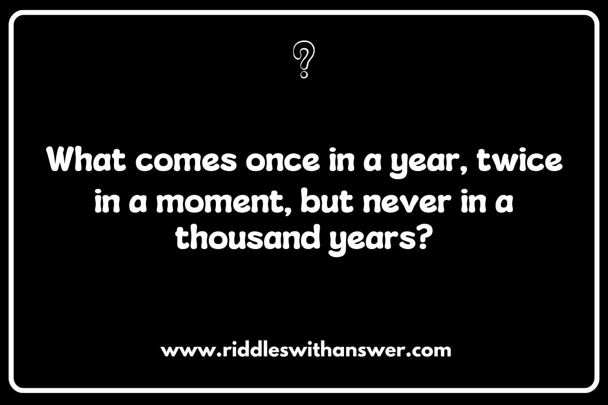 New Year's Eve Riddles to Celebrate the Countdown New Year's Eve Riddles to Celebrate the Countdown