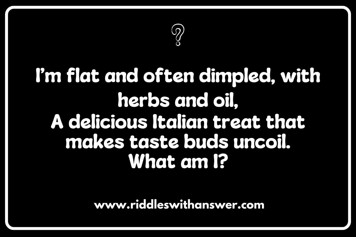 Riddles About Focaccia: The Flatbread Fun Factor Riddles About Focaccia: The Flatbread Fun Factor