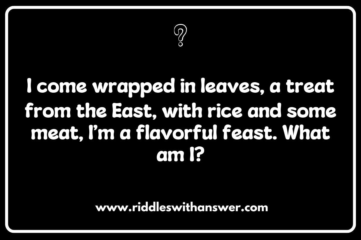 Riddles Involving Exotic Dishes: A Taste of Tradition and Innovation Riddles Involving Exotic Dishes: A Taste of Tradition and Innovation