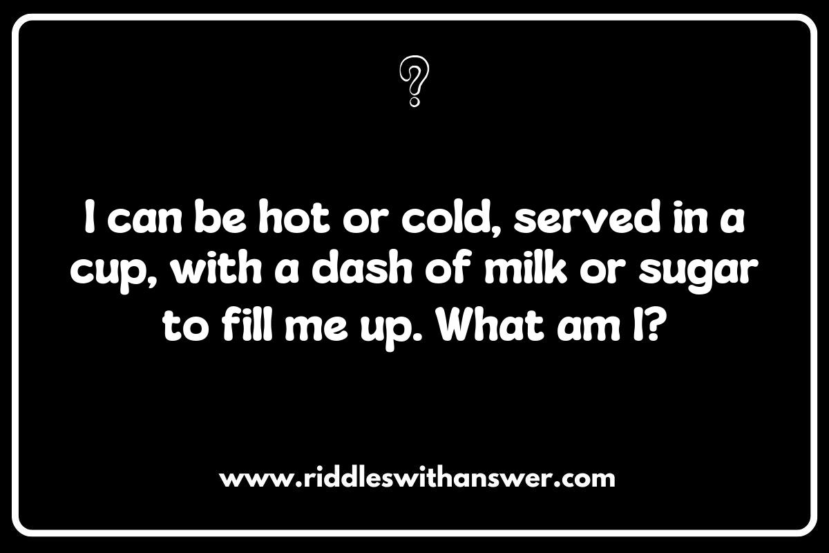 Riddles Involving Popular Beverages: A Taste of Culture Riddles Involving Popular Beverages: A Taste of Culture