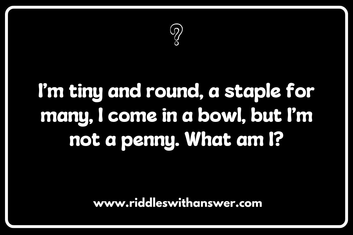 Riddles about Cooking Ingredients: Grains That Bring Puzzles to the Table Riddles about Cooking Ingredients: Grains That Bring Puzzles to the Table