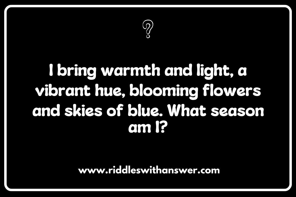Riddles about Seasons and Holidays: A Year-Round Challenge Riddles about Seasons and Holidays: A Year-Round Challenge