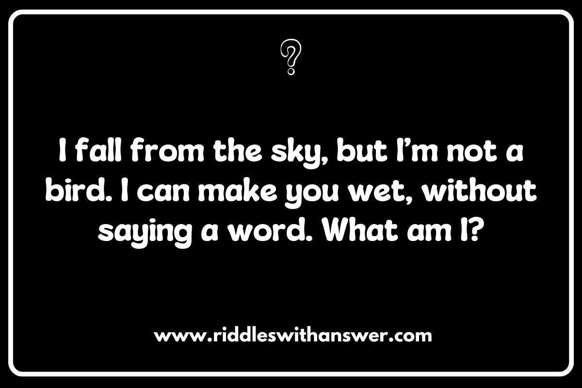 Seasonal Rainy Day Riddles: Embracing Nature’s Mystery Seasonal Rainy Day Riddles: Embracing Nature’s Mystery