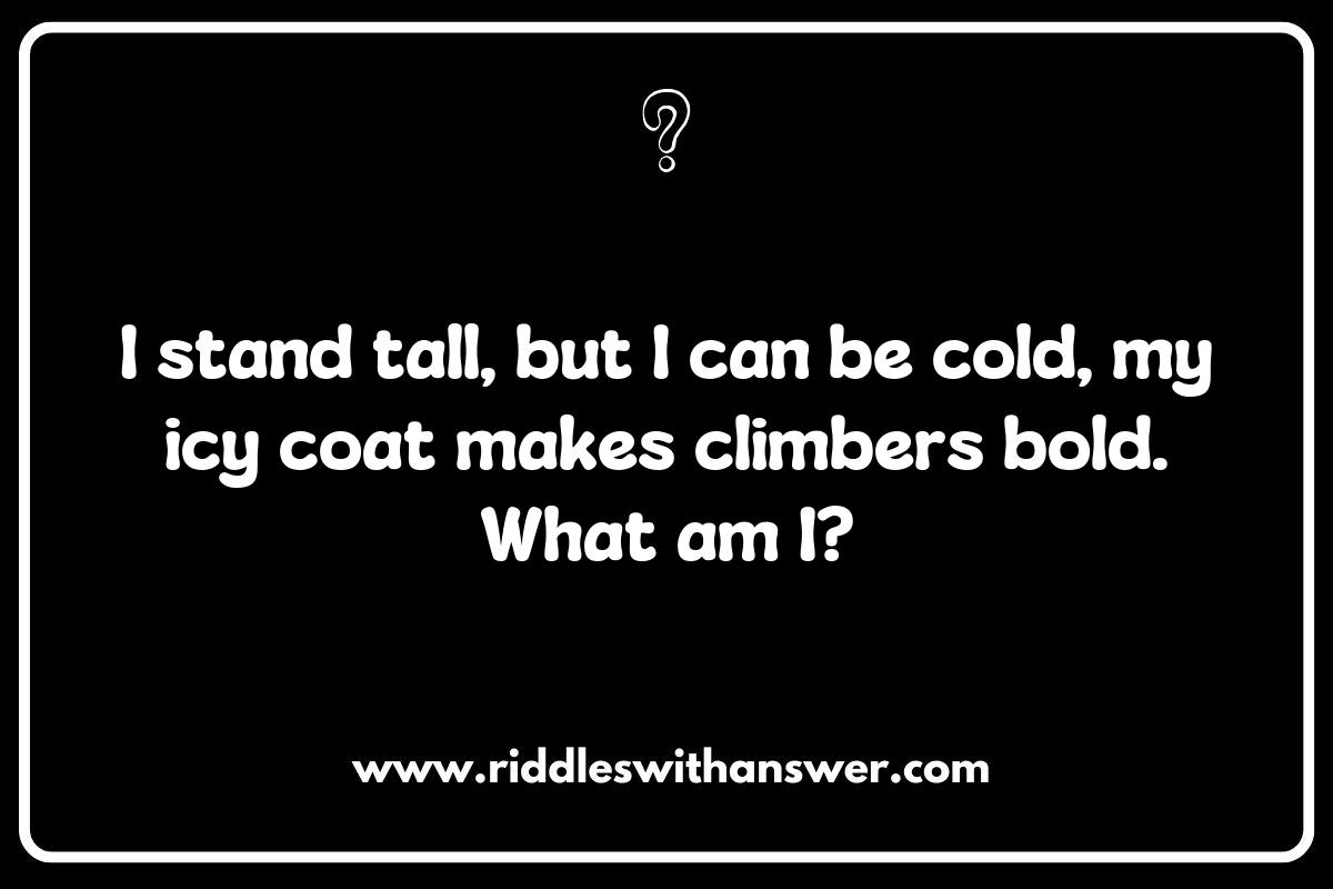 Seasonal Rock Climbing Riddles: Adapting to Nature's Elements Seasonal Rock Climbing Riddles: Adapting to Nature's Elements
