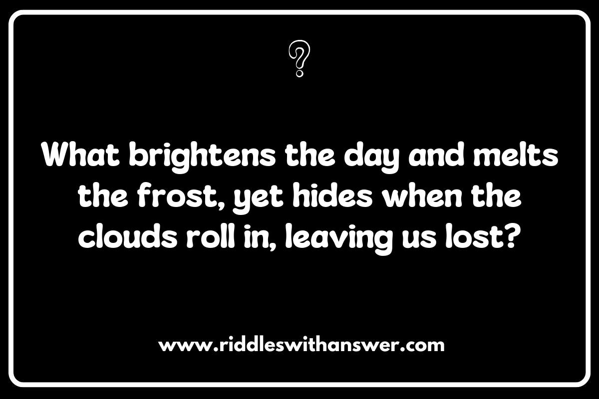 Seasonal Sunshine and Warm Weather Riddles for All Ages Seasonal Sunshine and Warm Weather Riddles for All Ages