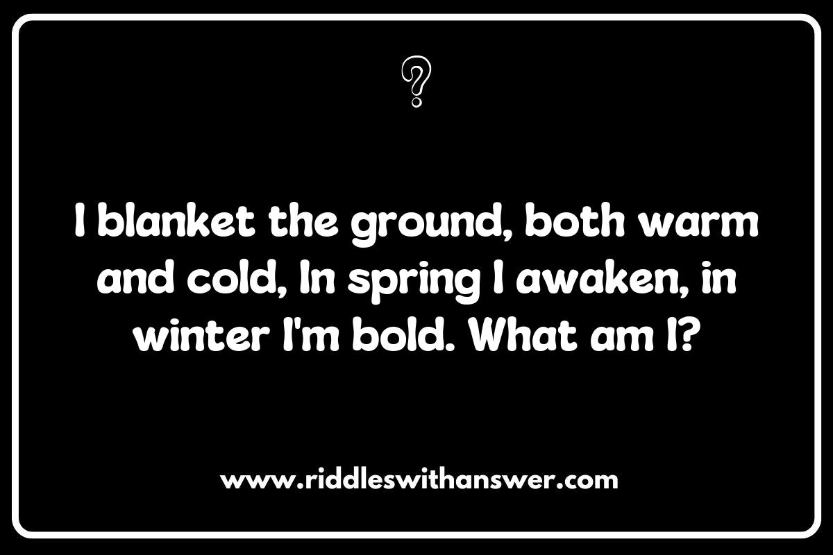 Seasons and Soil: Riddles Reflecting Nature's Cycle Seasons and Soil: Riddles Reflecting Nature's Cycle