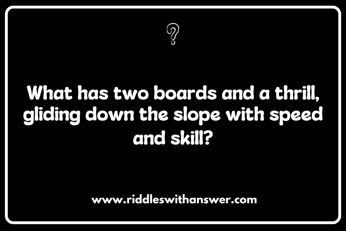 Skiing and Snowboarding Riddles for Kids: Fun and Adventure on the Slopes Skiing and Snowboarding Riddles for Kids: Fun and Adventure on the Slopes