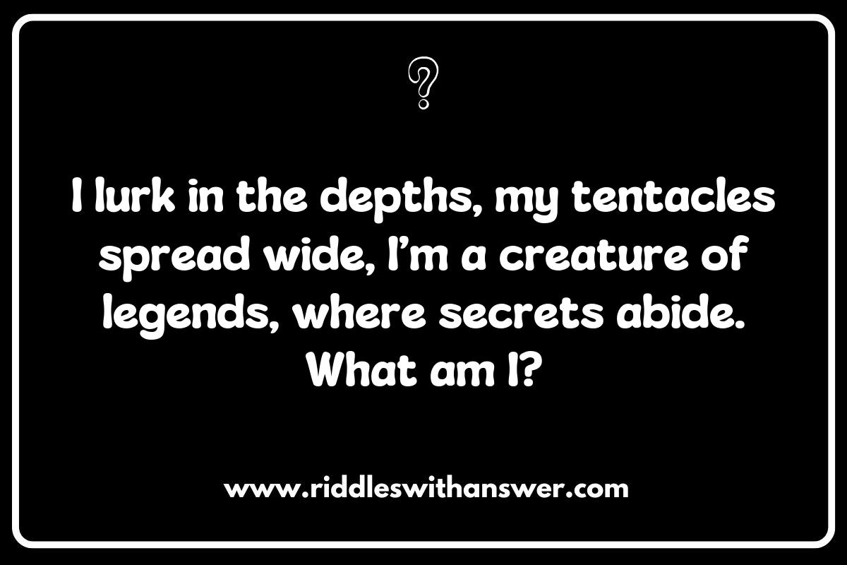 Tales from the Ocean's Depths: Riddles That Bring Sea Monsters to Life Tales from the Ocean's Depths: Riddles That Bring Sea Monsters to Life
